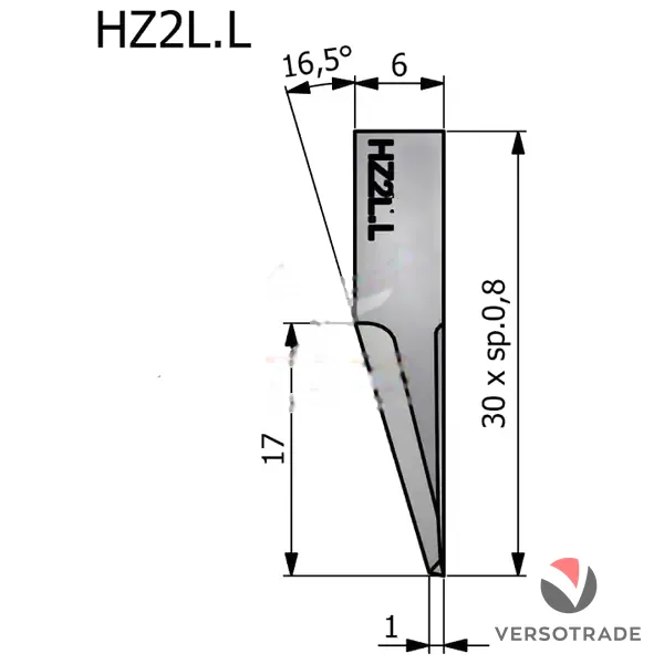 Nůž pro Comelz HZ2L.L HZ2LL – oscilační