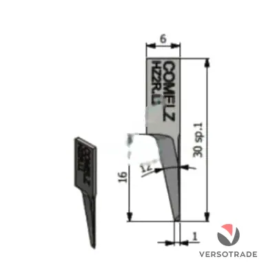 Nůž pro Comelz HZ2R.L1 HZ2RL1 – oscilační