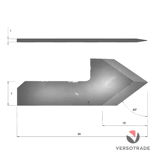 Nůž pro Elitron 135534 534 – oscilační