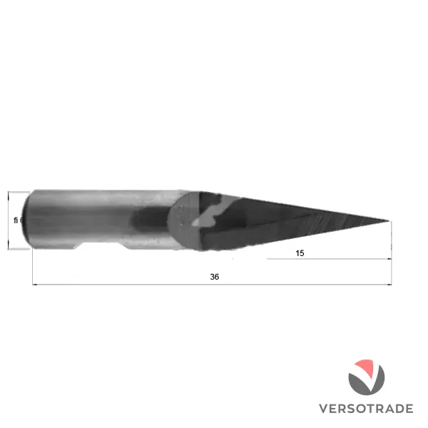 Nůž pro AXYZ B1041L-15 – oscilační, ostrá špička