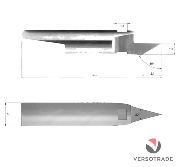 Nůž pro Gerber KC5 895005 – tažný, kulatý
