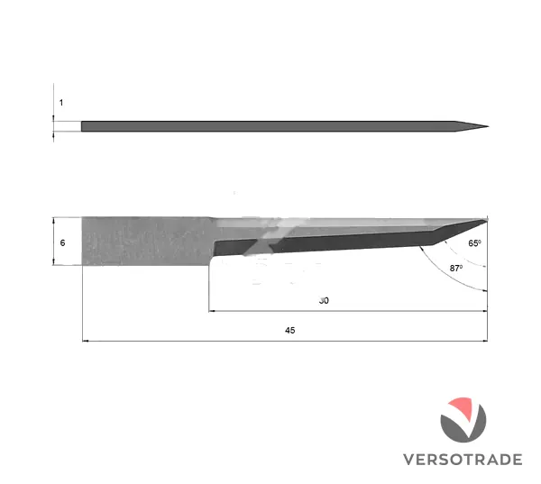 Nůž 01043086 Atom Handle 1.00 mm – oscilační